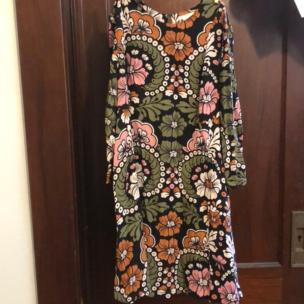 H&M floral quarter sleeve dress